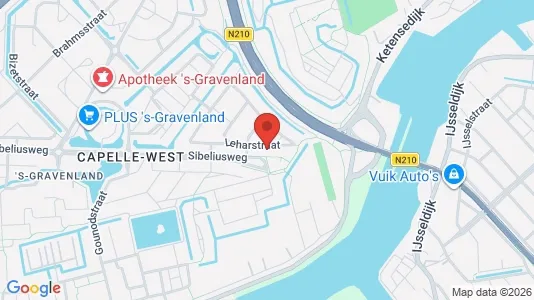 Apartments for rent i Capelle aan den IJssel - kort over placeringen