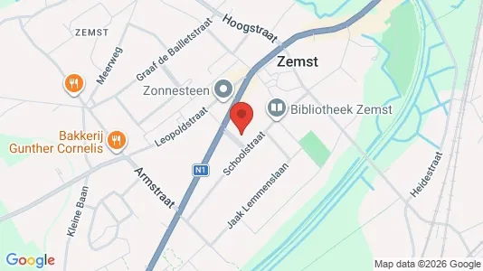 Apartments for rent i Zemst - kort over placeringen