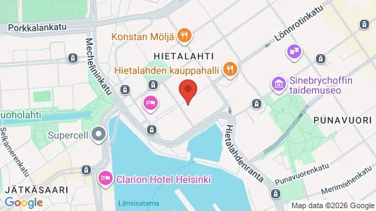 Apartments for rent i Helsinki Eteläinen - kort over placeringen