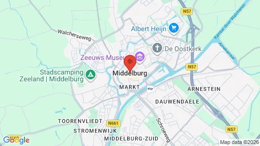 Apartments for rent i Middelburg - kort over placeringen