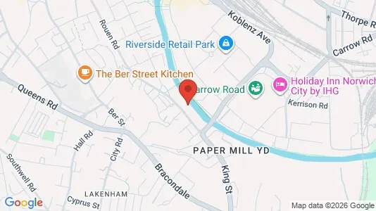 Apartments for rent i Norwich - Norfolk - kort over placeringen