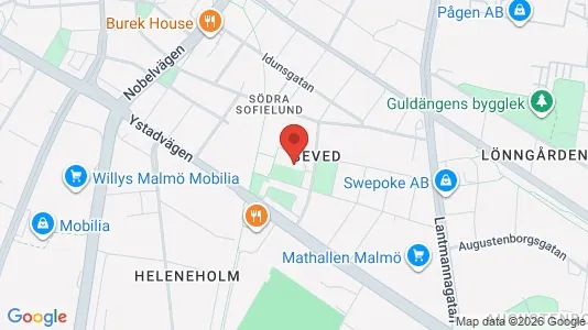 Apartments for rent i Sofielund - kort over placeringen