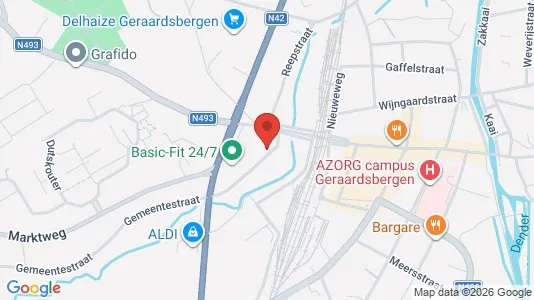 Apartments for rent i Geraardsbergen - kort over placeringen
