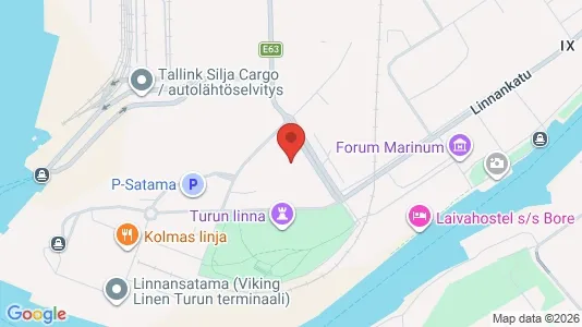 Apartments for rent i Turku - kort over placeringen
