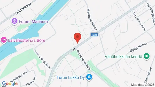 Apartments for rent i Turku - kort over placeringen