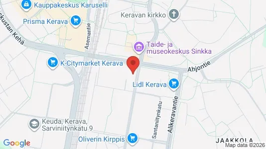 Apartments for rent i Kerava - kort over placeringen
