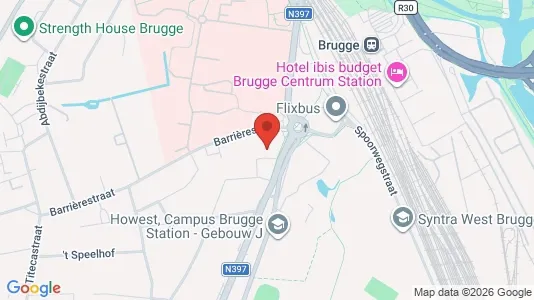 Apartments for rent i Brugge - kort over placeringen