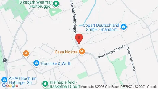 Apartments for rent i Bochum - kort over placeringen
