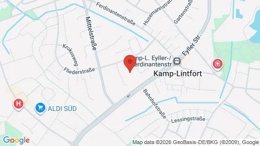 Apartments for rent i Wesel - kort over placeringen