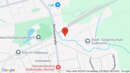 Apartments for rent i Recklinghausen - kort over placeringen