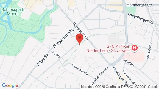 Apartments for rent i Wesel - kort over placeringen
