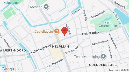 Apartments for rent i Groningen - kort over placeringen
