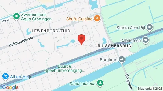 Apartments for rent i Groningen - kort over placeringen