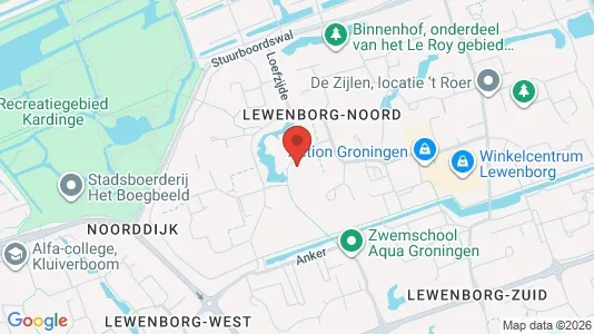 Apartments for rent i Groningen - kort over placeringen