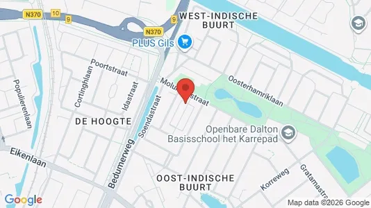 Apartments for rent i Groningen - kort over placeringen