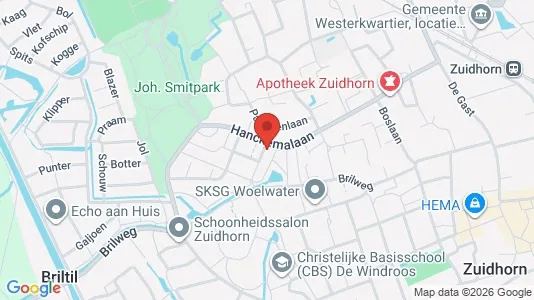 Apartments for rent i Zuidhorn - kort over placeringen