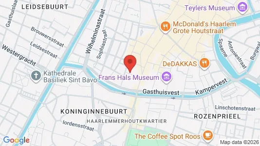 Apartments for rent i Haarlem - kort over placeringen