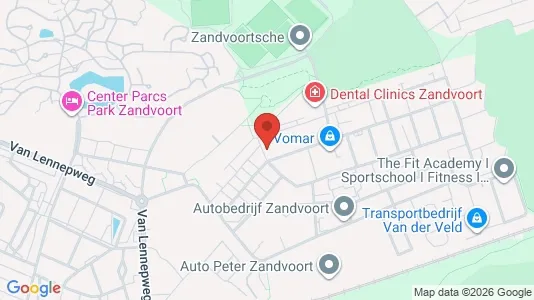 Apartments for rent i Zandvoort - kort over placeringen
