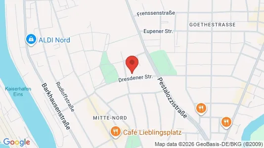 Apartments for rent i Bremerhaven - kort over placeringen