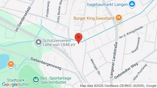 Apartments for rent i Bremerhaven - kort over placeringen