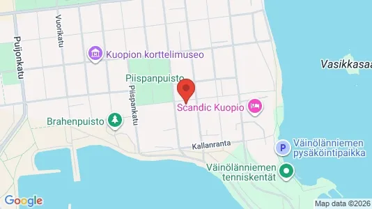 Apartments for rent i Kuopio - kort over placeringen