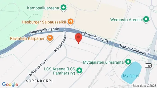 Apartments for rent i Lahti - kort over placeringen