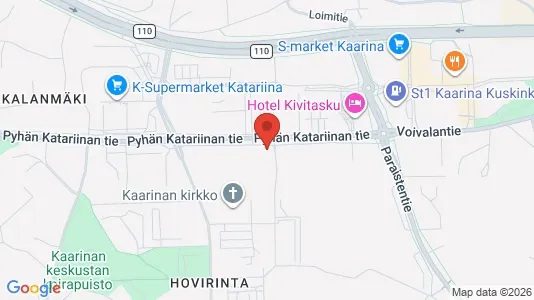 Apartments for rent i Kaarina - kort over placeringen
