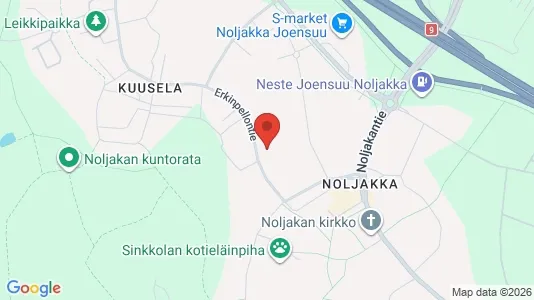 Apartments for rent i Joensuu - kort over placeringen