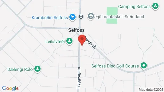 Apartments for rent i Selfoss - kort over placeringen