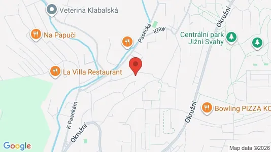 Apartments for rent i Zlín - kort over placeringen