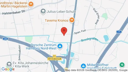 Apartments for rent i Hamburg Eimsbuttel - kort over placeringen
