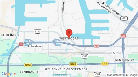 Apartments for rent i Amsterdam Westpoort - kort over placeringen