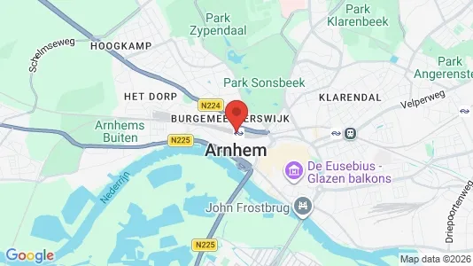 Houses for rent i Arnhem - kort over placeringen