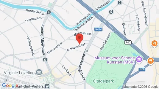 Apartments for rent i Stad Gent - kort over placeringen