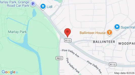 Apartments for rent i Dublin 16 - kort over placeringen