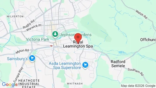 Houses for rent i Leamington spa - Warwickshire - kort over placeringen
