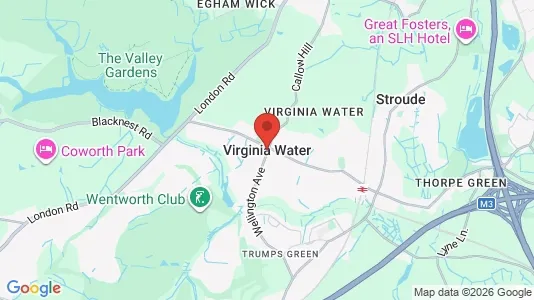 Houses for rent i Virginia Water - Surrey - kort over placeringen