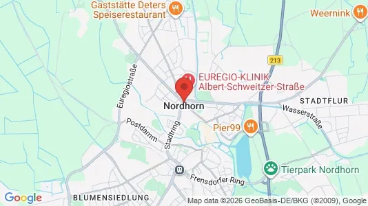 Apartments for rent i County of Bentheim - kort over placeringen