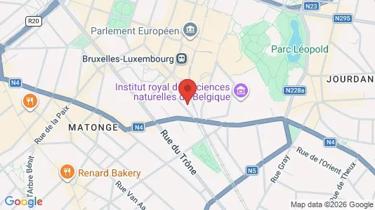 Apartments for rent i Brussels Elsene - kort over placeringen
