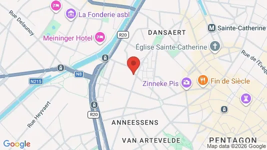 Apartments for rent i Stad Brussel - kort over placeringen