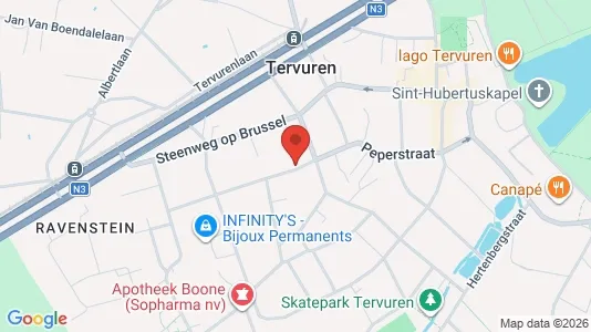 Apartments for rent i Tervuren - kort over placeringen