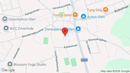 Apartments for rent i Olen - kort over placeringen
