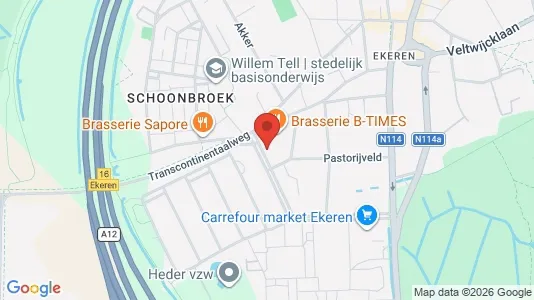 Apartments for rent i Antwerp Ekeren - kort over placeringen