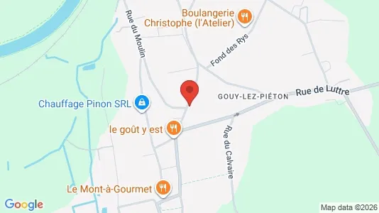 Apartments for rent i Courcelles - kort over placeringen