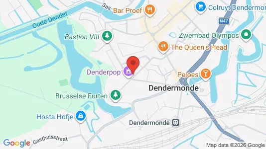 Apartments for rent i Dendermonde - kort over placeringen