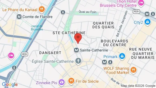Apartments for rent i Stad Brussel - kort over placeringen