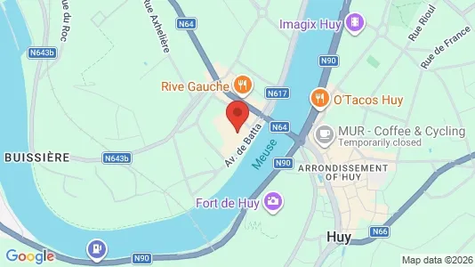 Apartments for rent i Hoei - kort over placeringen
