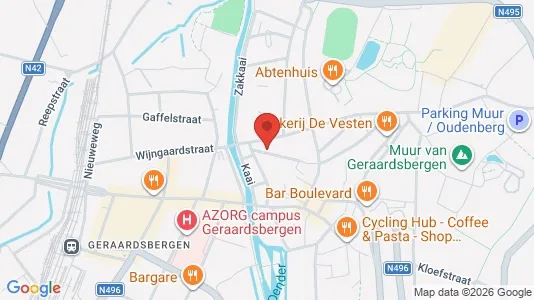 Apartments for rent i Geraardsbergen - kort over placeringen