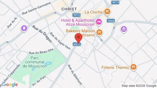 Apartments for rent i Moeskroen - kort over placeringen