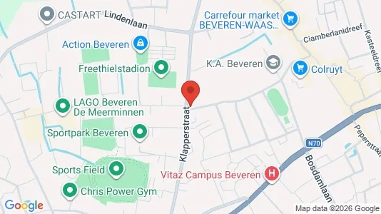 Apartments for rent i Beveren - kort over placeringen